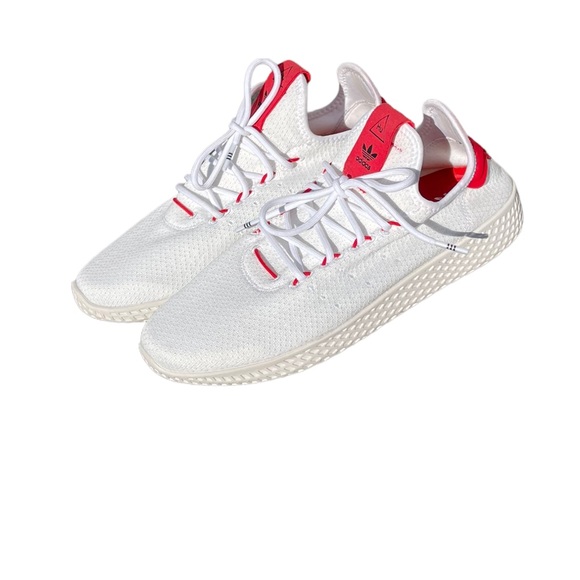 adidas Other - adidas | Pharrell Williams x Tennis Hu 'Scarlet' | Men's Shoes | White & Red | 8